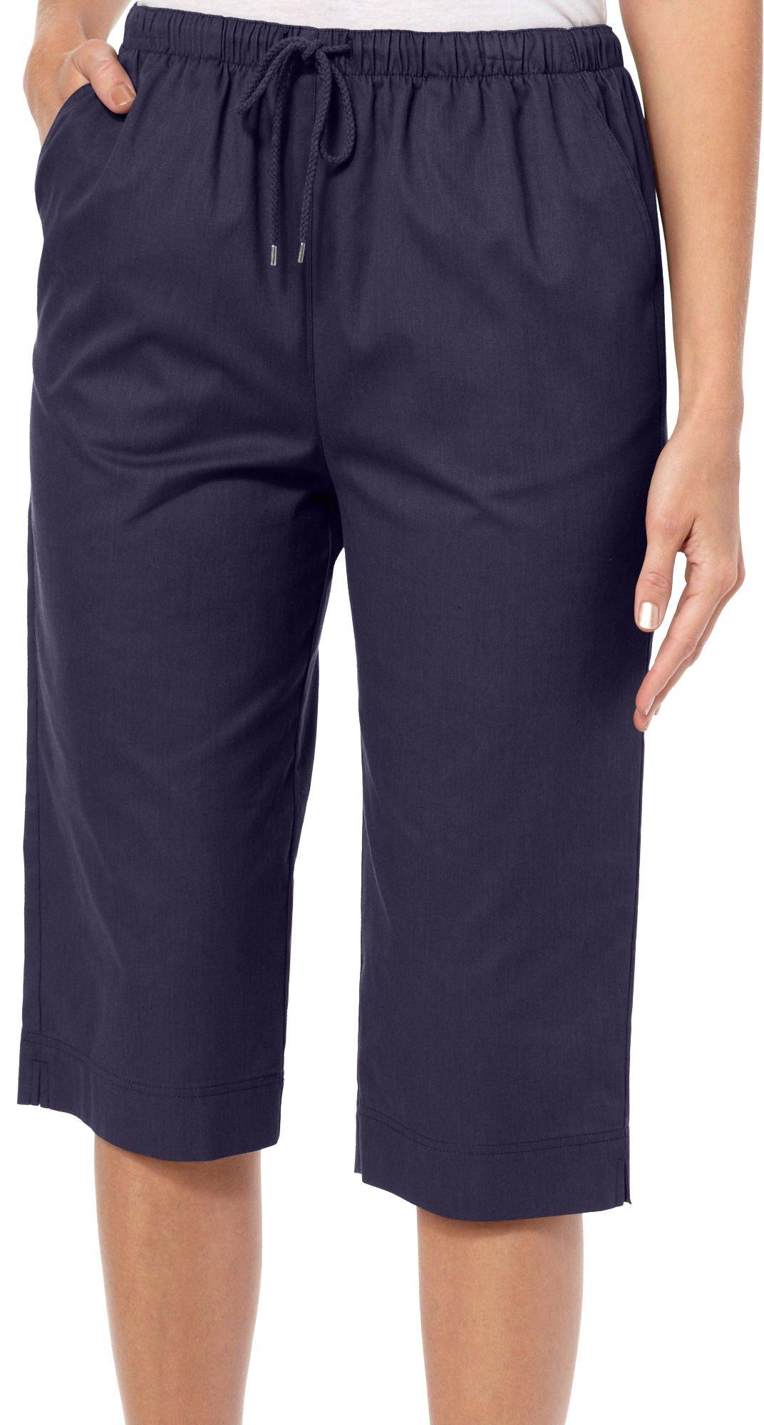 Coral Bay Womens Drawstring Twill Capris Bealls Florida