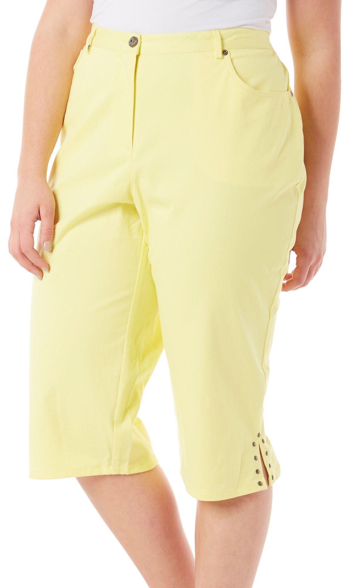 Alia Plus Microfiber Pull On Capris | Bealls Florida