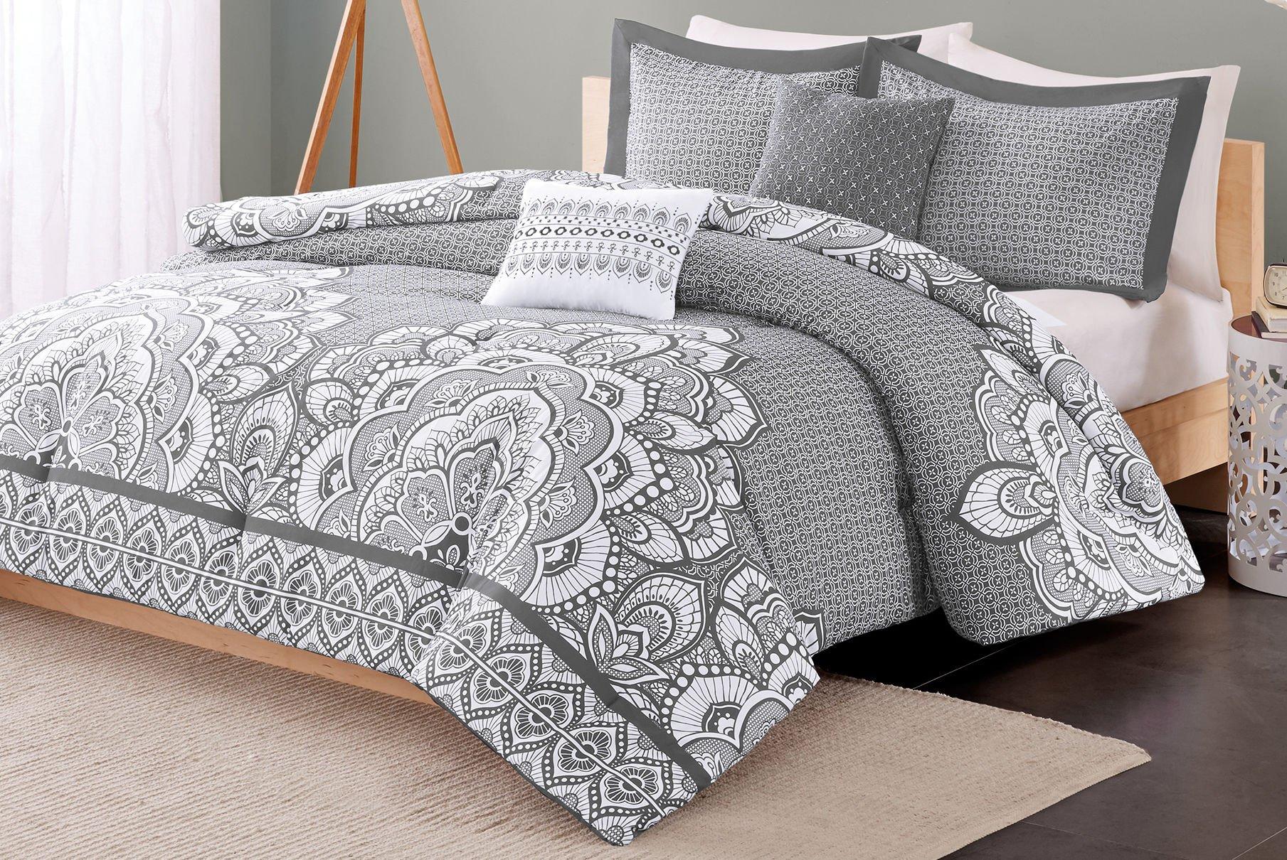 Intelligent Design Isabella Grey Comforter Set Bealls Florida 